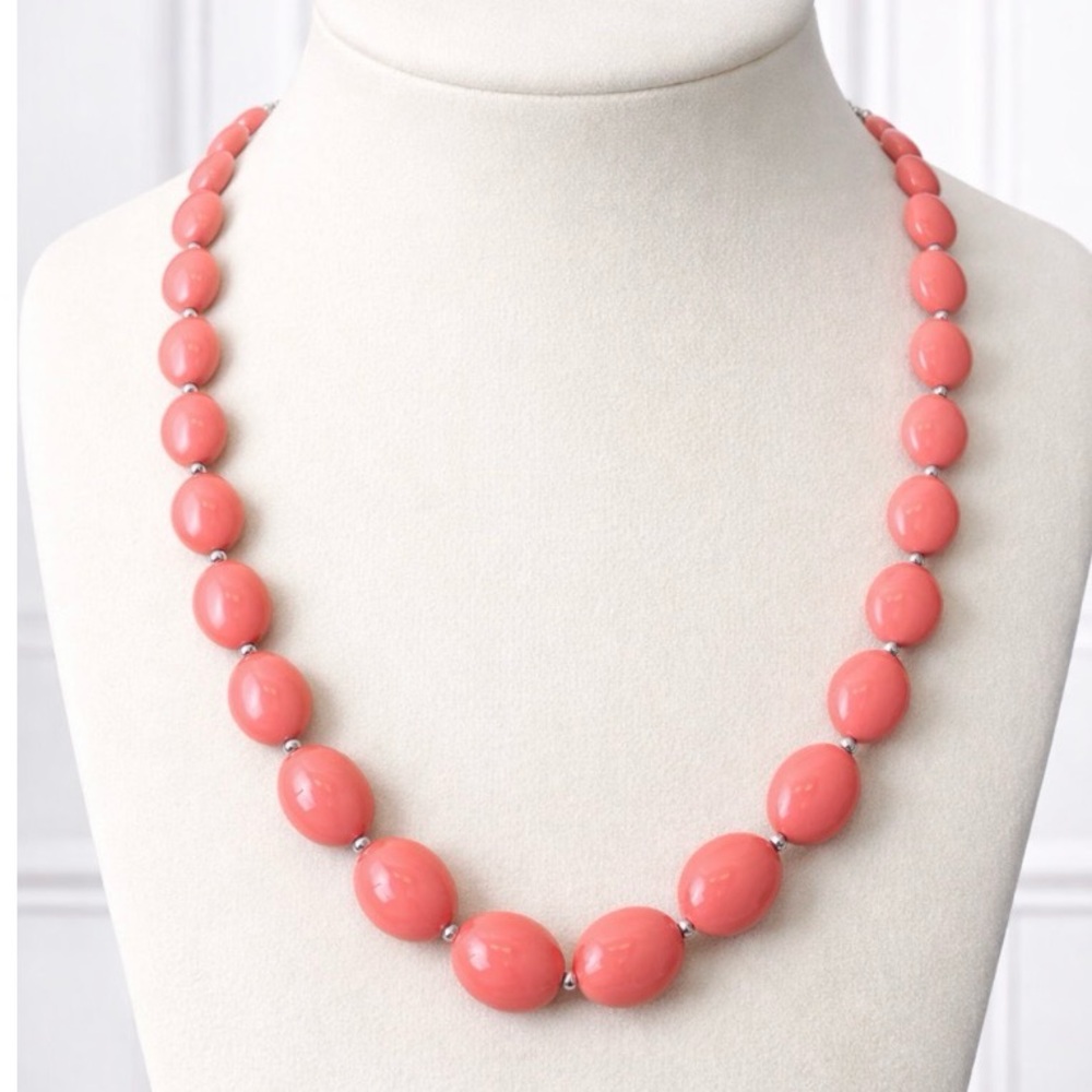Coral Beaded Necklace